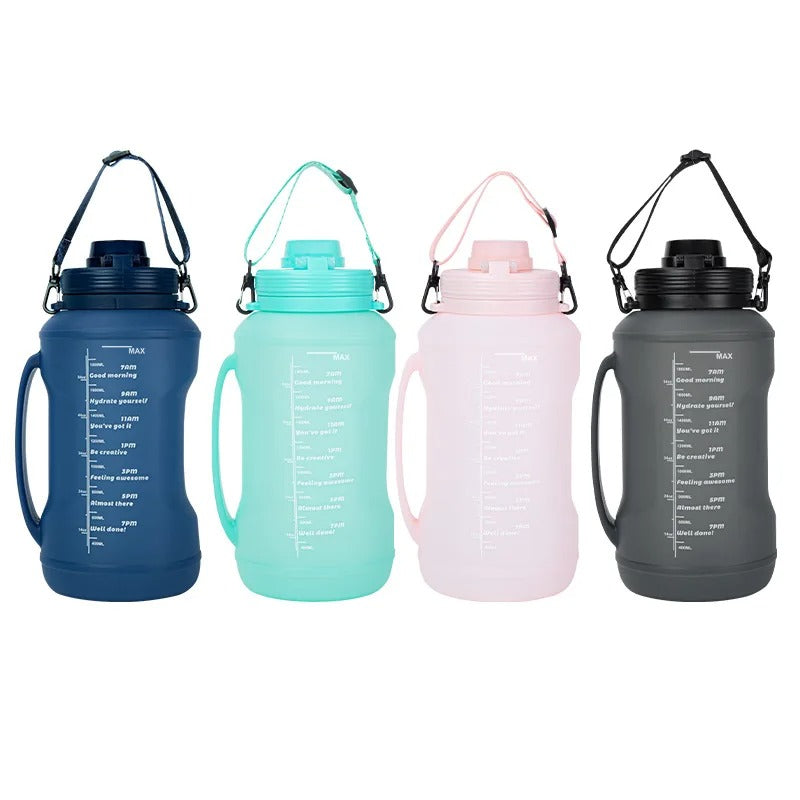 Collapsible Silicone Water Bottle with Straw